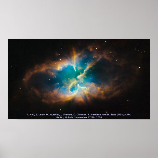 NGC 2818/Planetennebel Poster (Vorne)