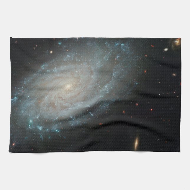 NGC 3370, Weltraum, Spiralarm Geschirrtuch (Horizontal)