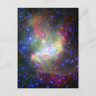 NGC 346-Sternencluster-Nebel in Tucana Postkarte