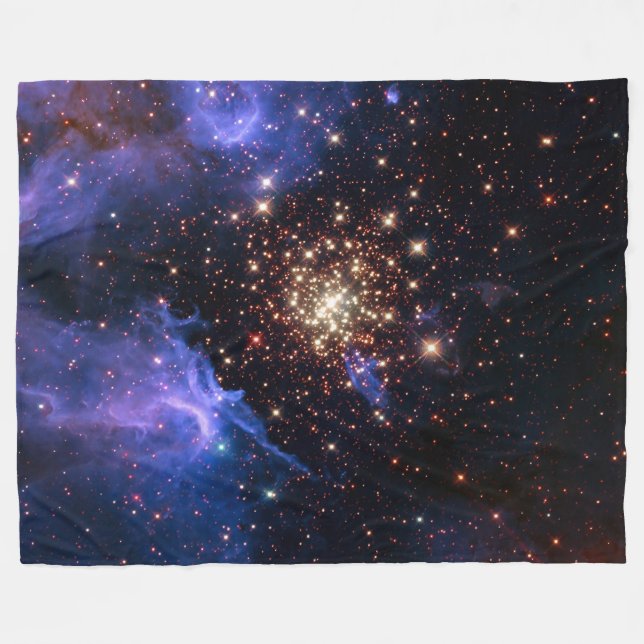 NGC 3603 Superstar-Cluster NASA Fleecedecke (Vorderseite (Horizontal))