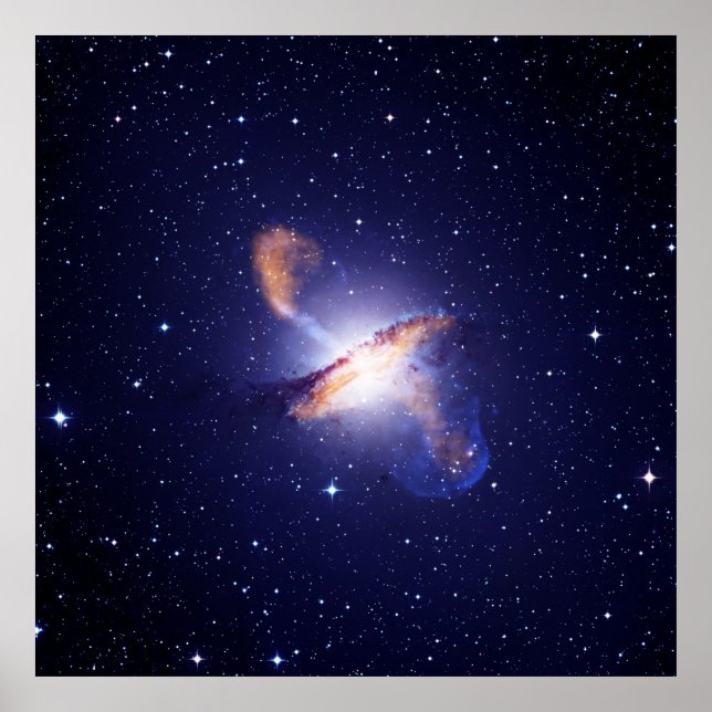 NGC 5128 Centaurus A Galaxy NASA Poster (Vorne)