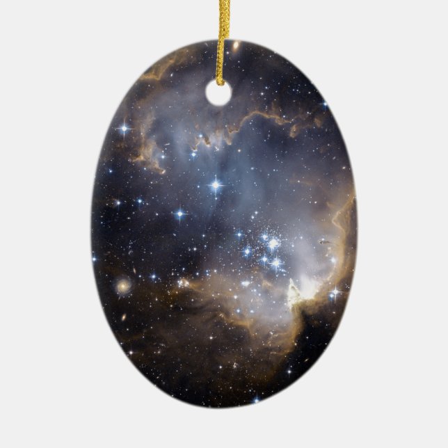 NGC 602 helle Sterne NASA Keramik Ornament (Vorne)