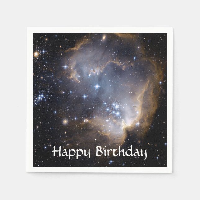 NGC 602 helle Sterne NASA Serviette (Vorderseite)