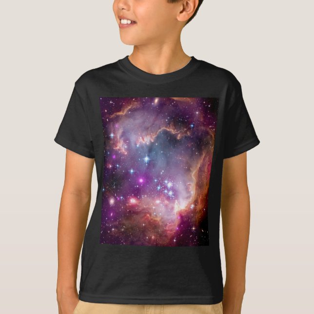 NGC 602 Star Formation - NASA Hubble Space Foto T-Shirt (Vorderseite)