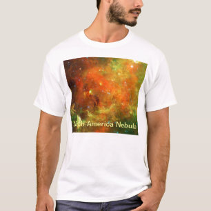 NGC 7000 Nordamerika Nebula verstärken Farben Nasa T-Shirt