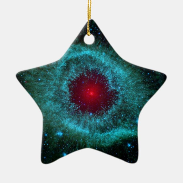 NGC 7293 The Helix Nebula NASA Keramik Ornament (Vorne)