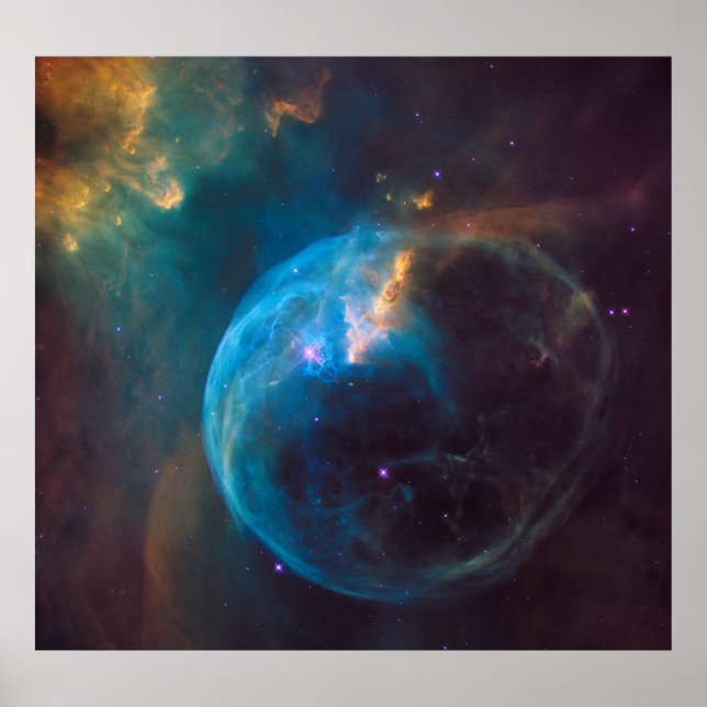 NGC 7635 - The Bubble Nebula Poster (Vorne)