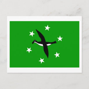 Ngchesar-Flagge Postkarte