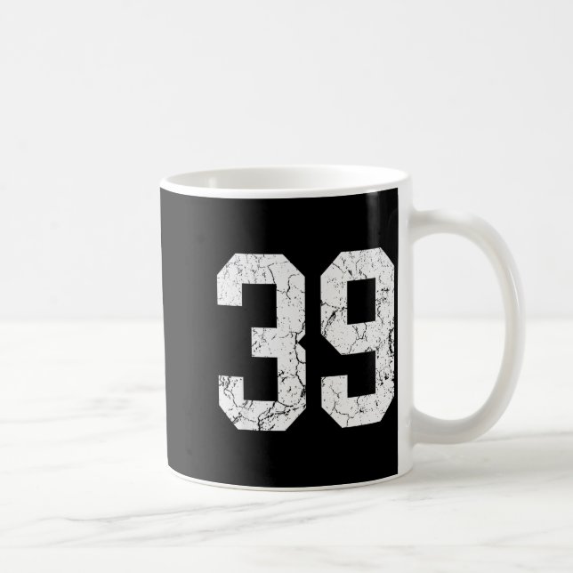 Nge White Number &#;  Jersey Uniform Player Fan  Kaffeetasse (Rechts)