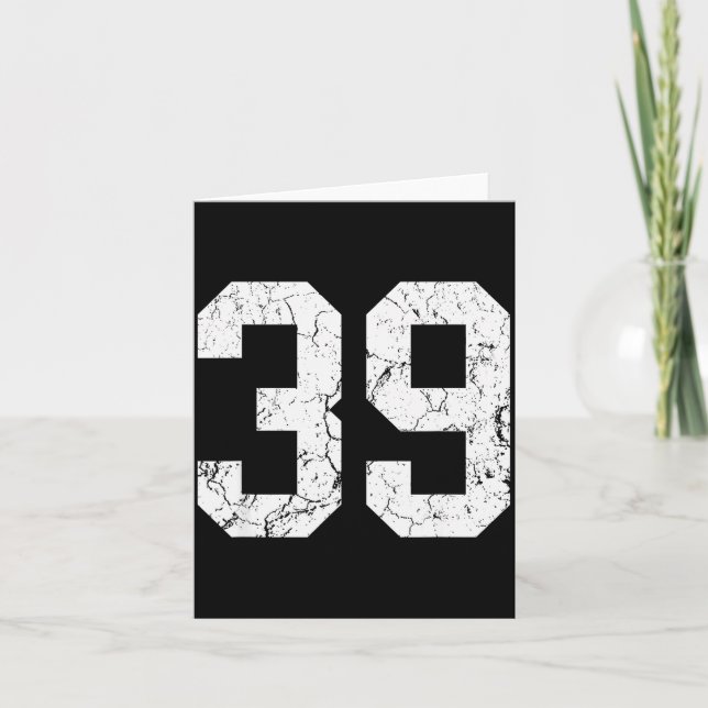 Nge White Number &#;  Jersey Uniform Player Fan  Karte (Vorderseite)