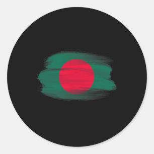 Ngladesh-Flaggen-Souvenirs Ngladeshi-Cricket-Crick Runder Aufkleber