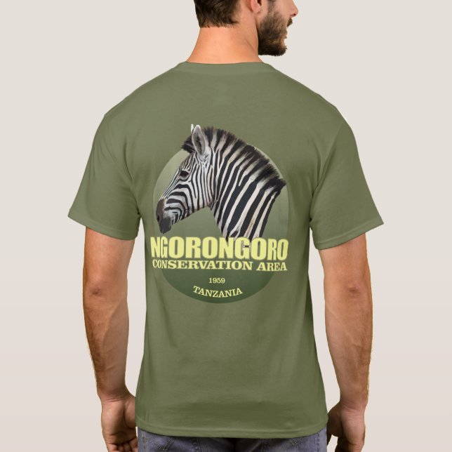Ngorongoro (Zebra) WT T-Shirt (Rückseite)