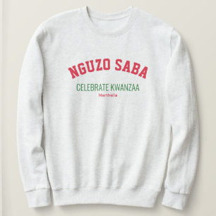 NGUZO SABA Kwanzaa feiern Sweatshirt