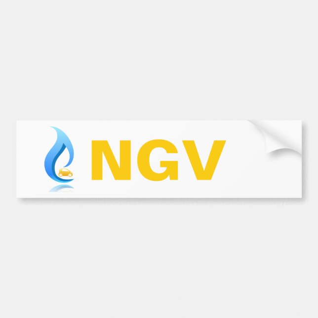 NGV Autoaufkleber-Erdgas-Fahrzeug Autoaufkleber (Vorne)