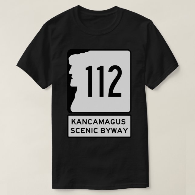 NH 112 Kancamagus Landschaftlich Byway New Hampshi T-Shirt (Design vorne)