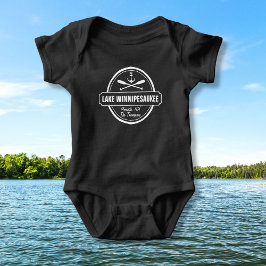 NH Lake Winnipesaukee Sonderstadt, Name, Anker Baby Strampler
