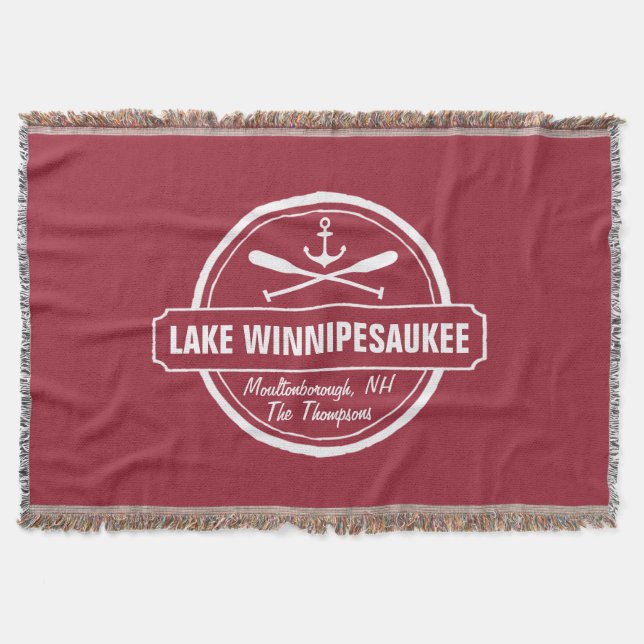 NH Lake Winnipesaukee Sonderstadt, Name, Anker Decke (Vorderseite)