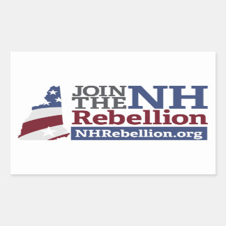 NH Rebellion Rectangle Aufkleber