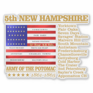 NH Vounteer Infanterie (BH) Aufkleber