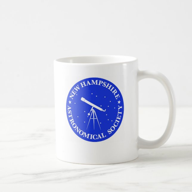 NHAS schlichte weiße Tasse (Rechts)