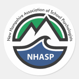 NHASP-Logo-Aufkleber Runder Aufkleber