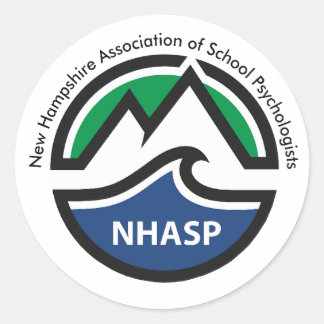 NHASP-Logo-Aufkleber Runder Aufkleber