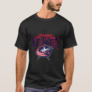 Nhl Surf & Skate Columbus Blue Jackets Palm Beach T-Shirt