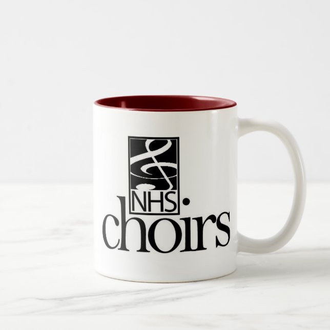 NHS Chor-Tasse Zweifarbige Tasse (Rechts)