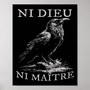 Ni Dieu Ni Maître Antiautoritär Kein König  Poster