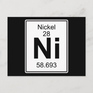 Ni - Nickel Postkarte