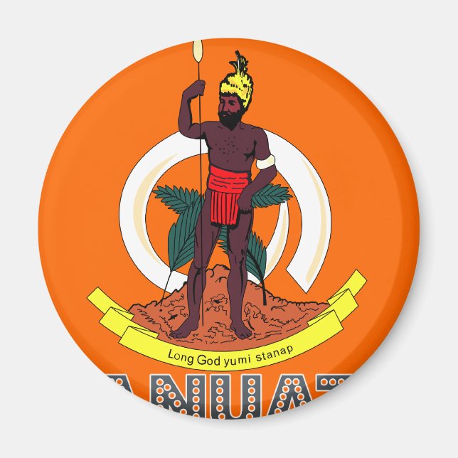 Ni Vanuatu Emblem Magnet (Vorne)
