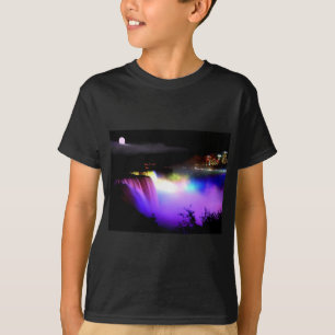 Niagara-Fall-unter-Flutlicht-an-Nacht T-Shirt