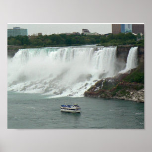 Niagara Fälle auf der kanadischen Seite Poster