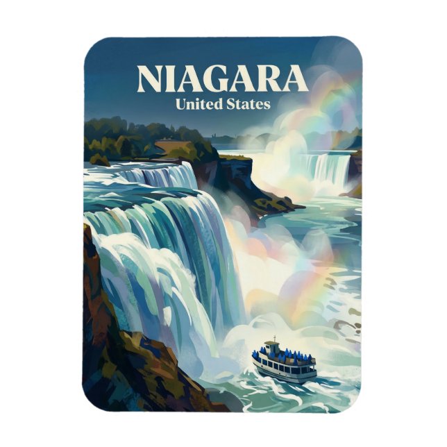 Niagara Fälle New York State Magnet (Vertikal)