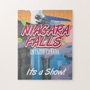 Niagara Fälle Ontario Kanada Reiseplakat Puzzle