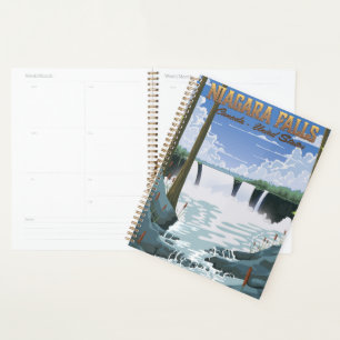 Niagara-Fälle-Reiseposter Planer