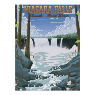 Niagara-Fälle-Reiseposter Poster