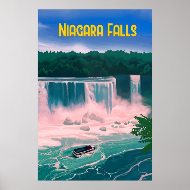 Niagara-Fälle-Reiseposter Poster (Vorne)