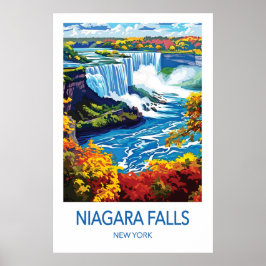 Niagara-Fälle-Reiseposter Poster