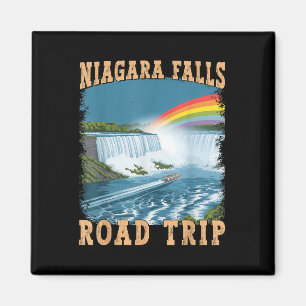 Niagara-Fälle-Roadtrip-Souvenir-Sommerurlaub N Magnet