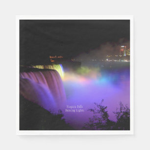 Niagara Fälle, tanzende Lichter, Serviette