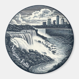 Niagara-Fälle Vintage-Magnet Magnet
