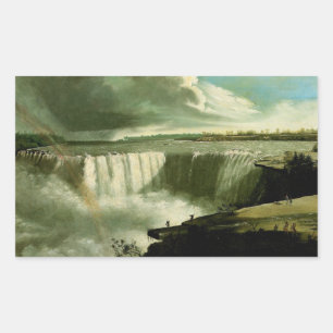 Niagara Fälle von Table Rock Rechteckiger Aufkleber