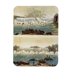 Niagara Falls, 1818 (Farbstich) Magnet