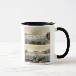 Niagara Falls, 1818 (Farbstich) Tasse