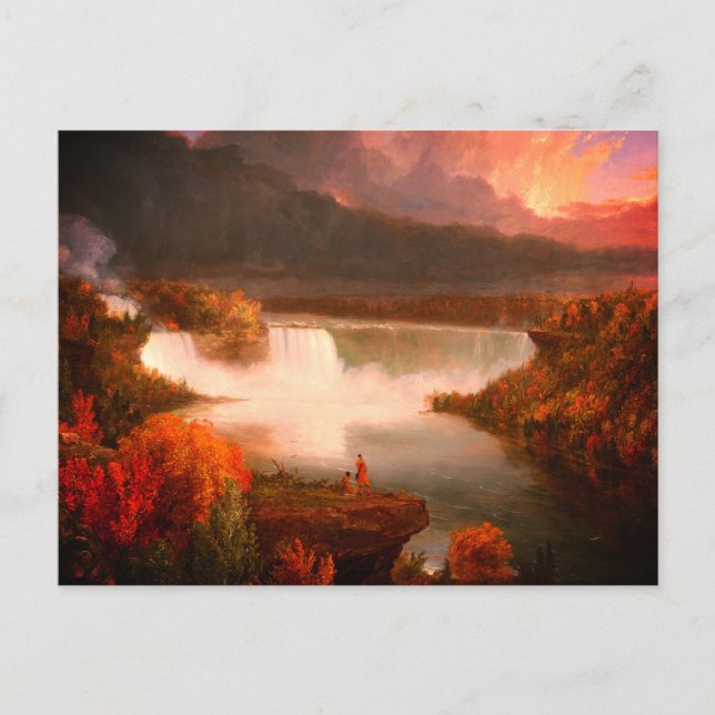 Niagara Falls 1830 Postkarte (Vorderseite)