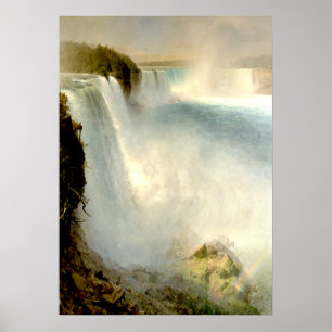 Niagara Falls, American Side by Frederic Church Poster