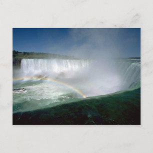 Niagara Falls and Maid of the Mist, New York, USA Postkarte