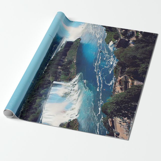 NIAGARA FALLS - Ansicht Geschenkpapier (Ungerollt)