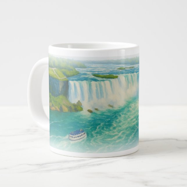 NIAGARA FALLS - Ansicht Jumbo-Tasse (Vorderseite Links)